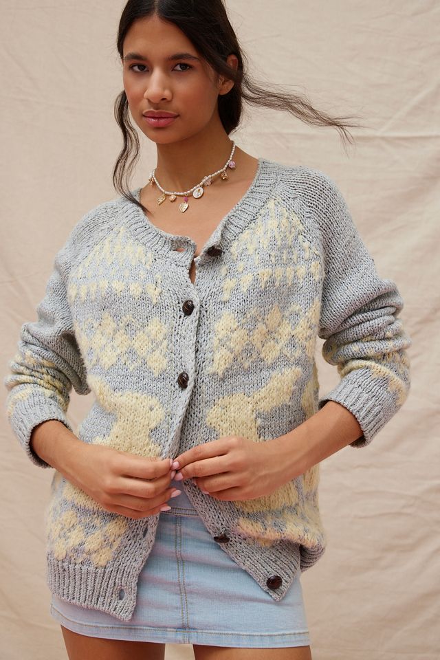UO Bunny Knit Cardigan  #1