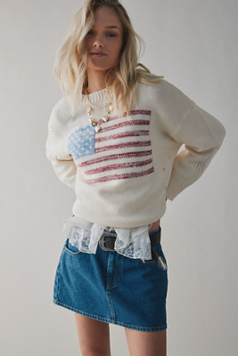 Pull ras du cou America en taille: XS - BDG - Modalova