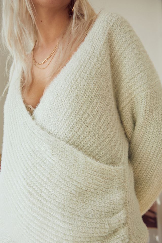 UO White Kane Wrap Top #1