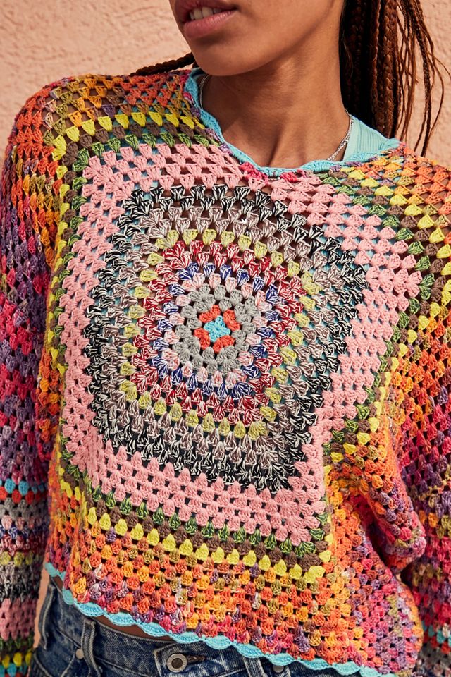 UO – Handgehäkeltes Hoodie in kastiger Form #2