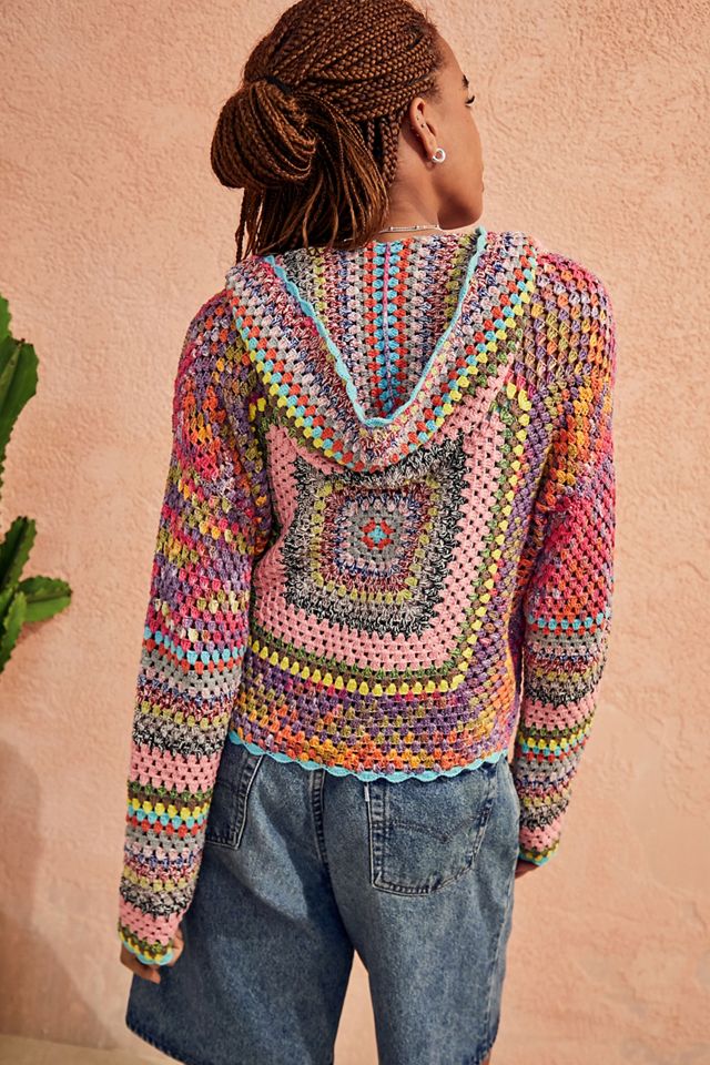 UO – Handgehäkeltes Hoodie in kastiger Form #3