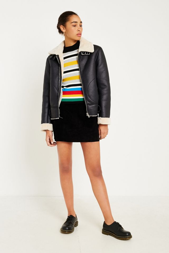 UO Multi Stripe Funnel Neck Jumper #5