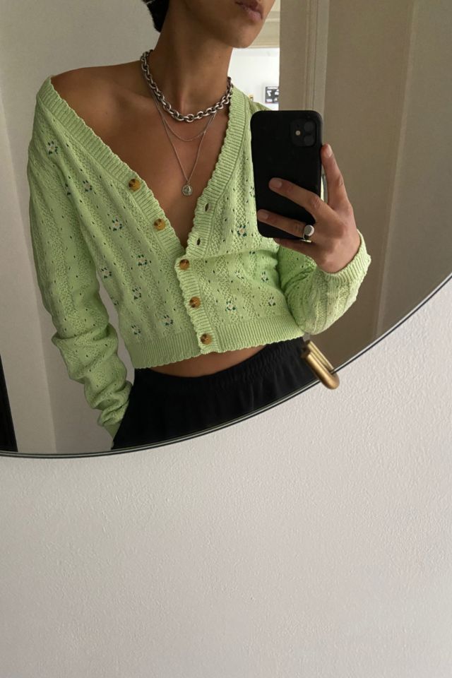 Urban outfitters green cardigan sale