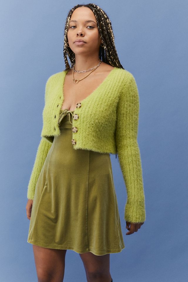 Urban outfitters hotsell green cardigan