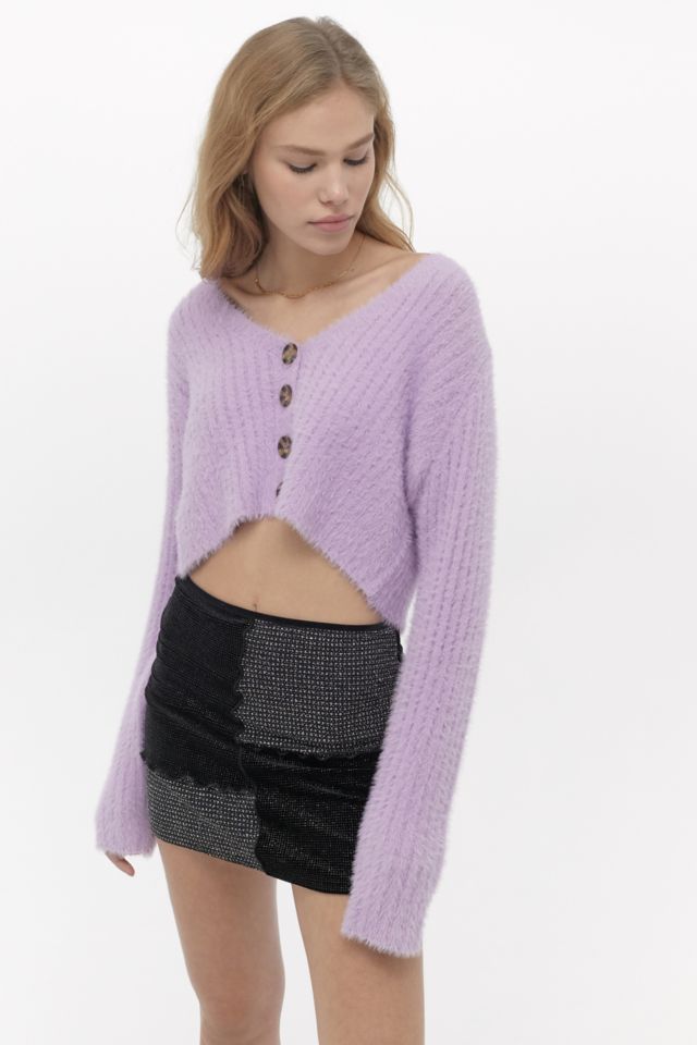 Urban outfitters fuzzy store cardigan