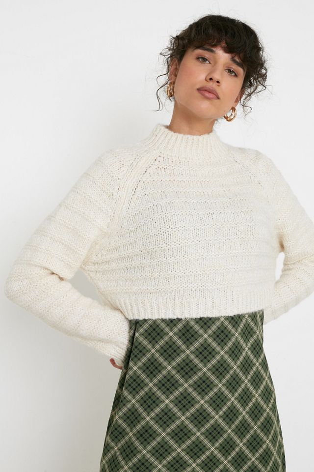 UO Cropped Funnel Neck Jumper #1