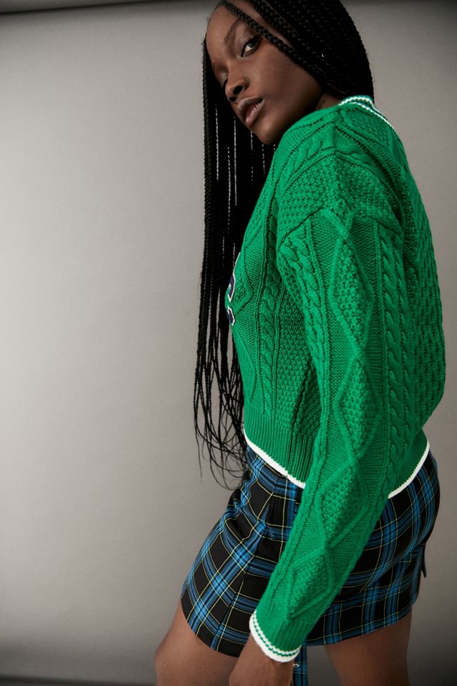 UO Cable Knit V-Neck Jumper #2