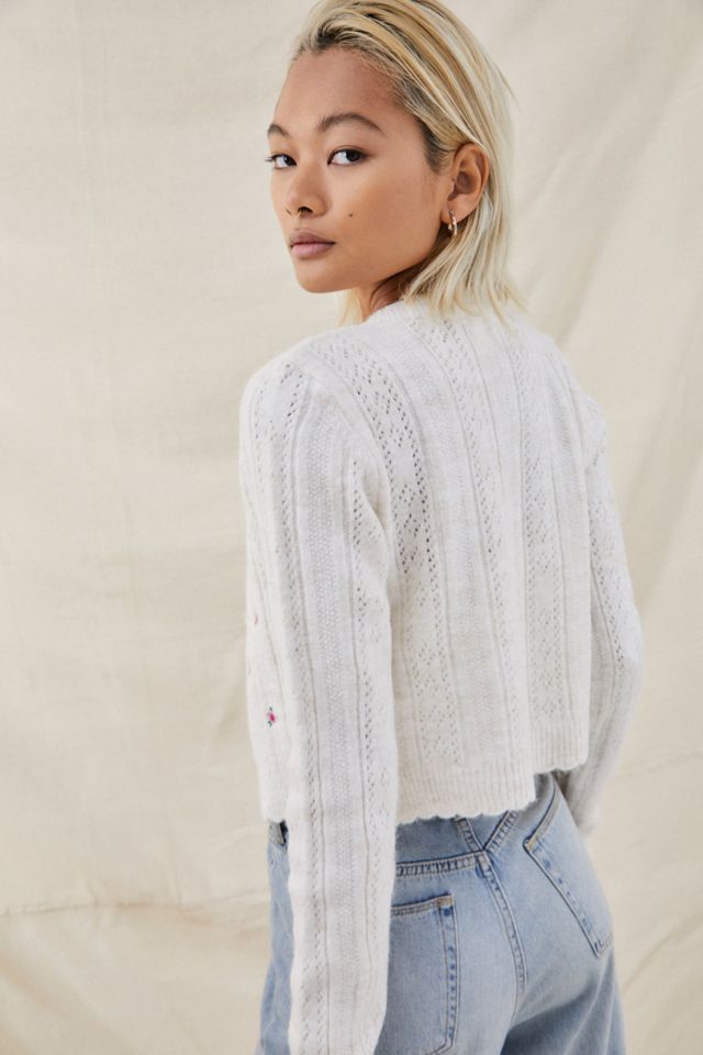 Urban outfitters cream on sale cardigan