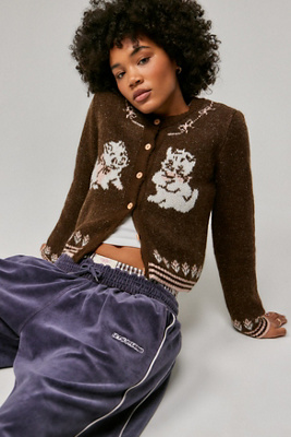 UO Cat Knit Cardigan Product Page