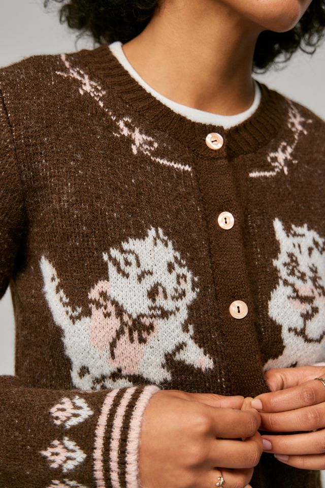 UO Cat Knit Cardigan #1