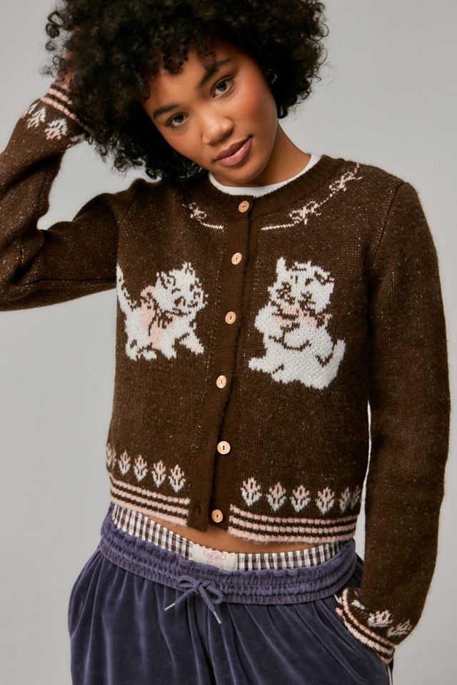 UO Cat Knit Cardigan #3