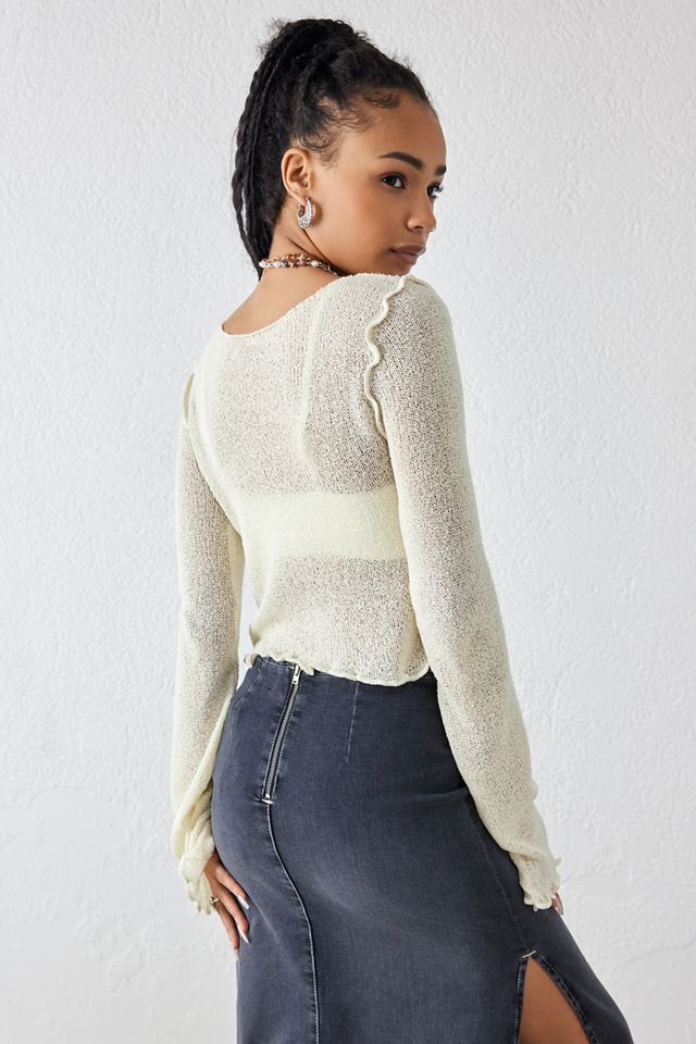 UO Boucle Maglia Lattuga-Edge Top #3