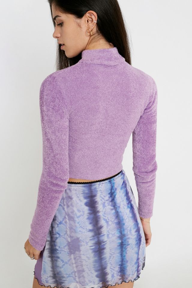 UO Easy Towelling Mock Neck Top #3
