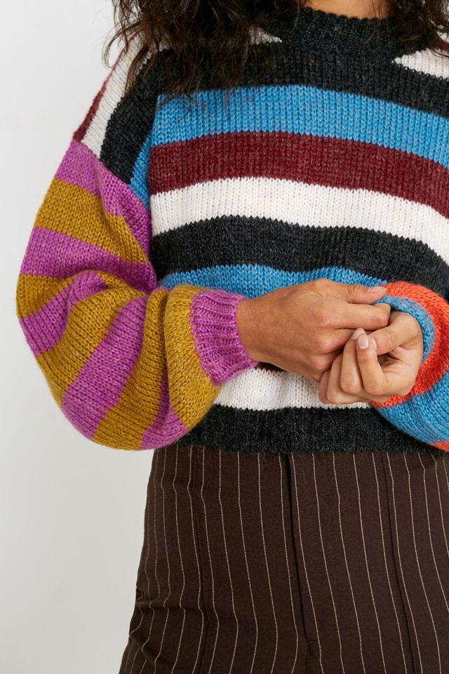 UO - Pull Lydia à manches ballon rapportées #1