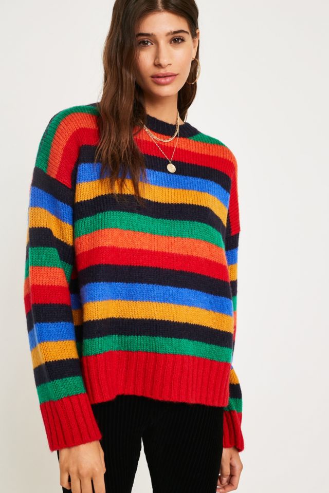 Urban outfitters rainbow clearance sweater