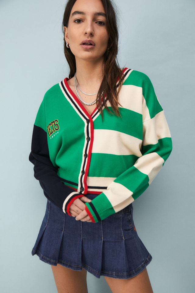 iets Varsity Stripe Cardigan Urban Outfitters IT