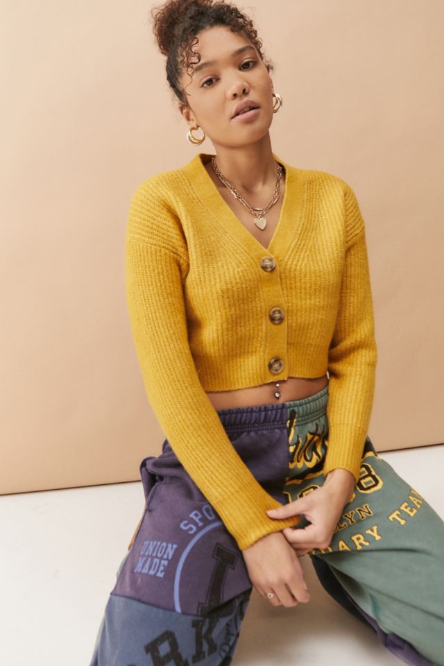 Urban outfitters sales yellow cardigan