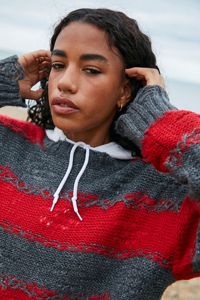 Maglione Lavorato a Maglia a Righe UO #1