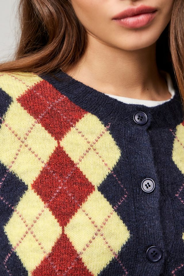 iets frans... Leighton Argyle Cardigan #1