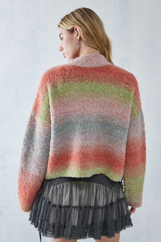 Maglione Lavorato a Maglia Crop Melange UO #4