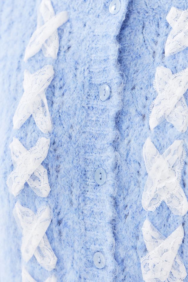 UO Lace Up Knit Cardigan #1