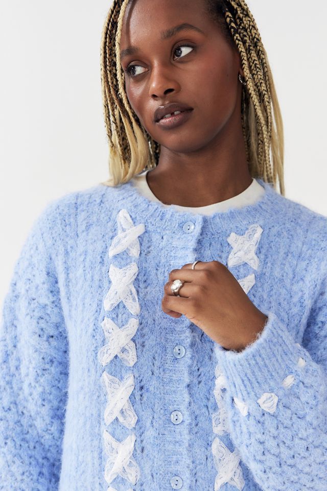 UO Lace Up Knit Cardigan #3