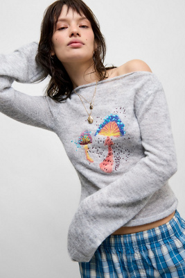 UO Mushroom Slogan Jumper Product Page