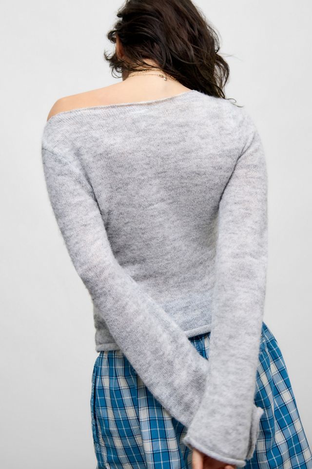 Pull à slogan champignon UO #3