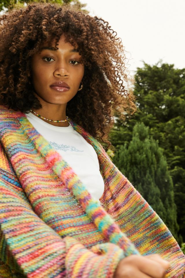 Urban outfitters rainbow on sale cardigan