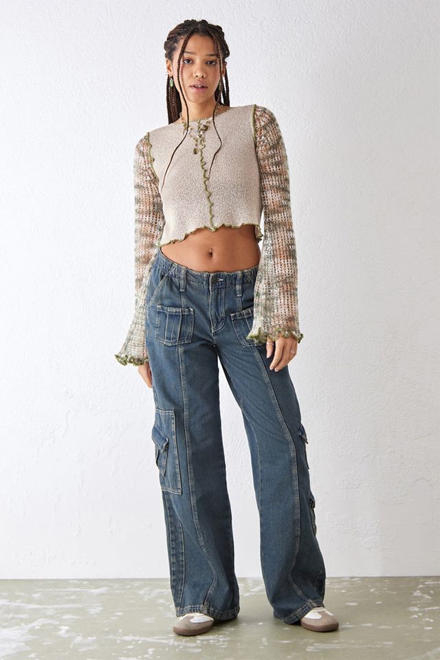 Top in Maglia UO con Maniche Melange #1