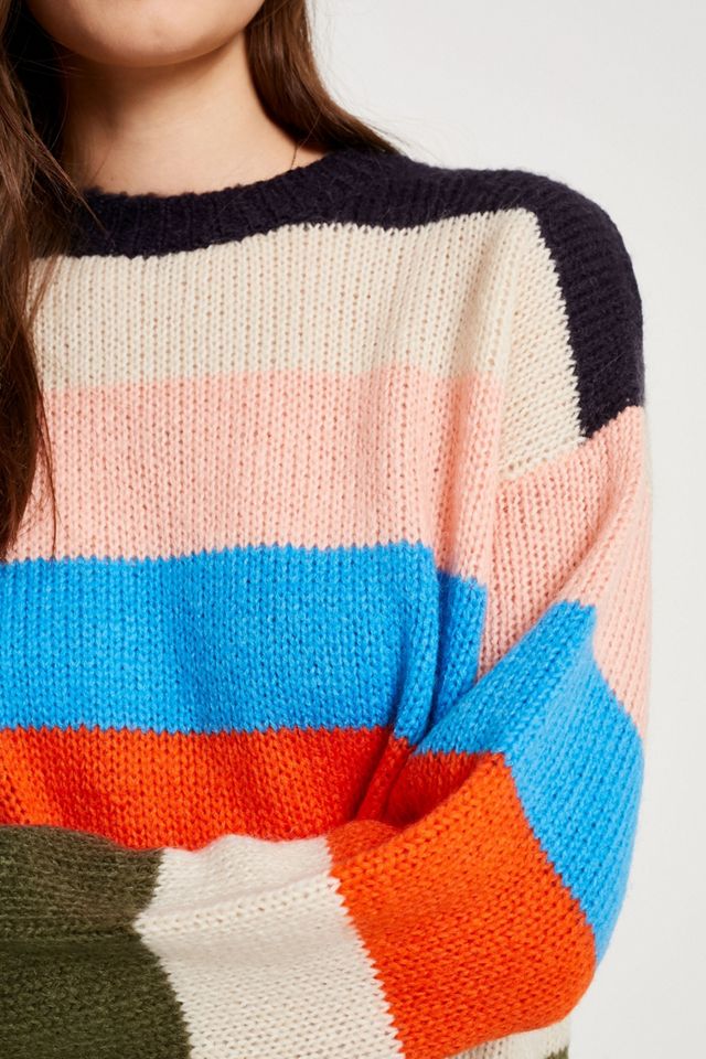 UO Multi-Colour Striped Jumper #3