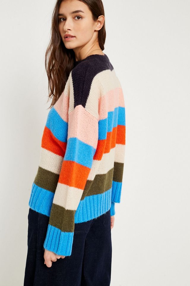 UO Multi-Colour Striped Jumper #4