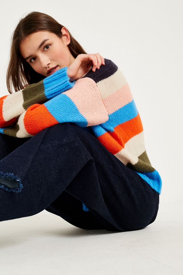 UO Multi-Colour Striped Jumper #6