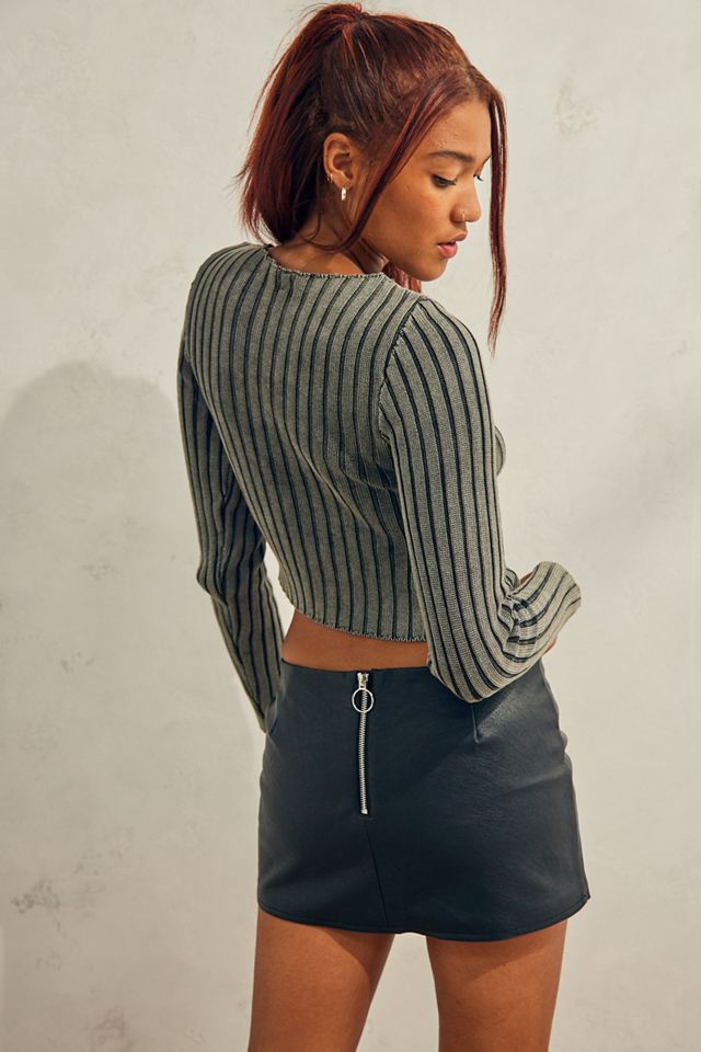 Cardigan délavé à l'acide BDG #3