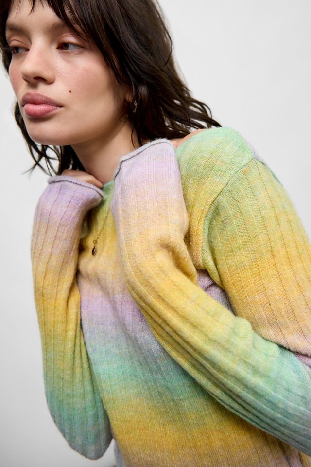UO Spacedye Ribbed Top #2
