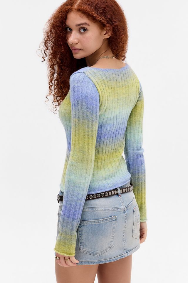 UO Spacedye Ribbed Top #4