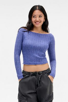 UO Casey Geripptes Top