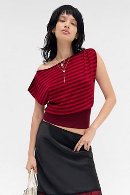 トップス Jaded London Red Scrape Knit Shop Red Scrape Knit | Jaded London | Clothing