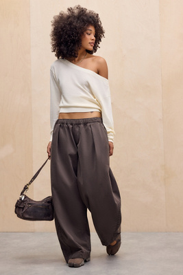 UO Cameryn Off-Shoulder Batwing Knit Jumper Product Page