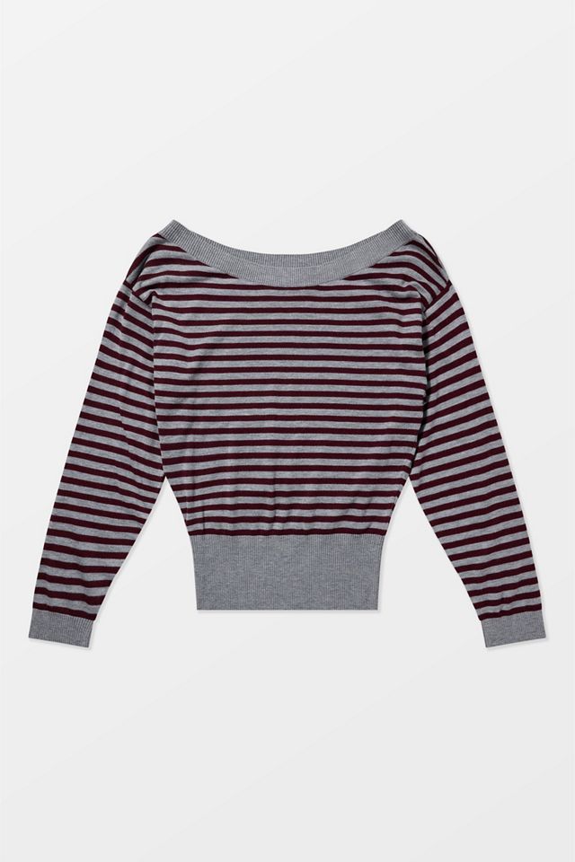 UO Cameryn Maglione Lavorato a Maglia con Maniche a Pipistrello e Spalle Scoperte #6