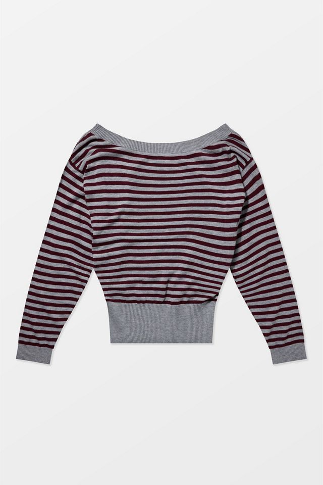UO Cameryn Maglione Lavorato a Maglia con Maniche a Pipistrello e Spalle Scoperte #7