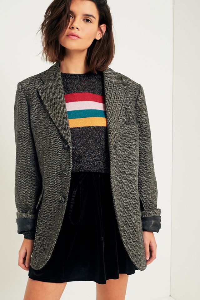 Urban Outfitters Sparkle Rainbow Striped Jumper #5