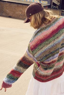 UO Shelby Spacedye Patched Jumper