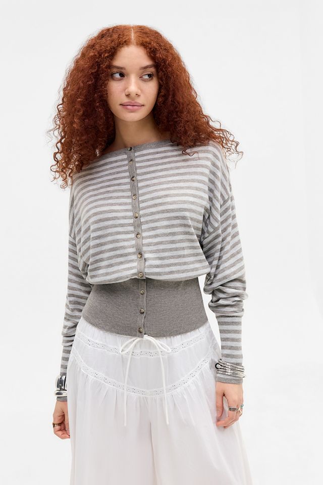 Cardigan Daley à manches chauve-souris UO #2