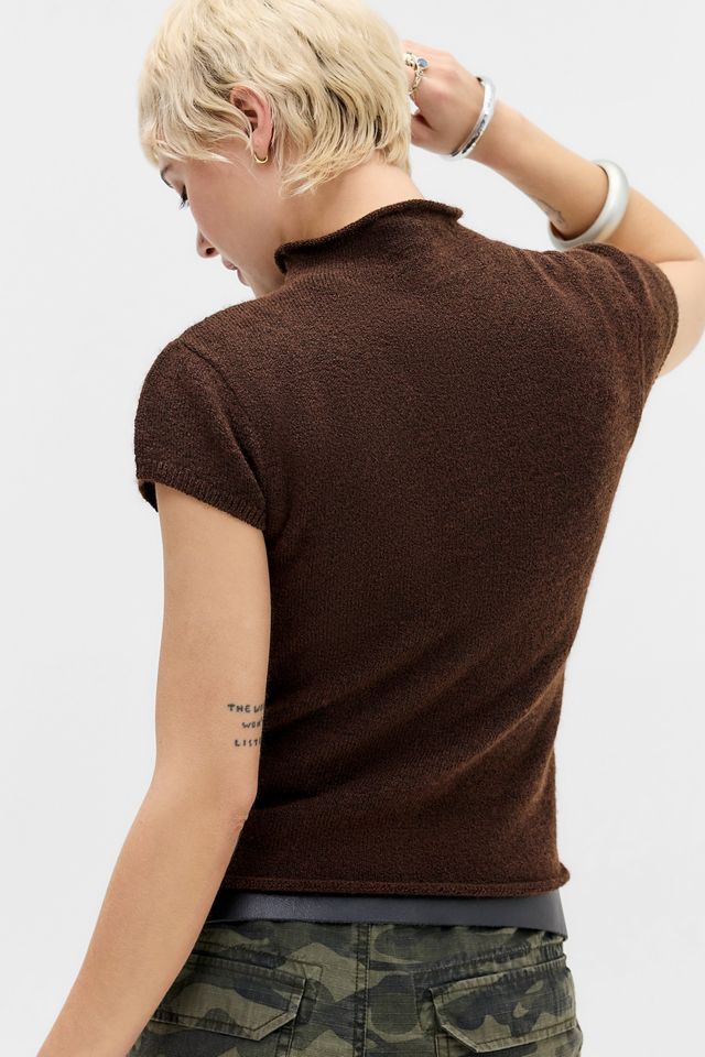 UO Funnel Short Sleeve Cardigan #3