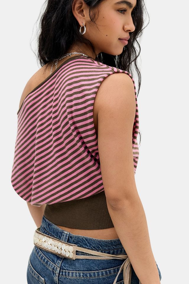 UO Shay Off-Shoulder Button Top #3