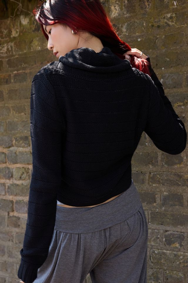 UO Asymmetrische Schnallen-Strickjacke #3