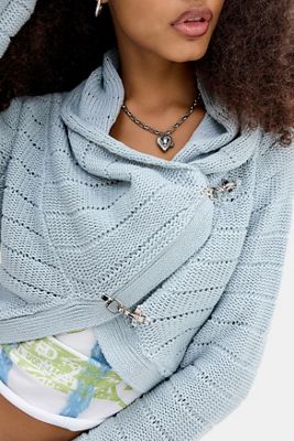 UO Asymmetric Clasp Cardigan