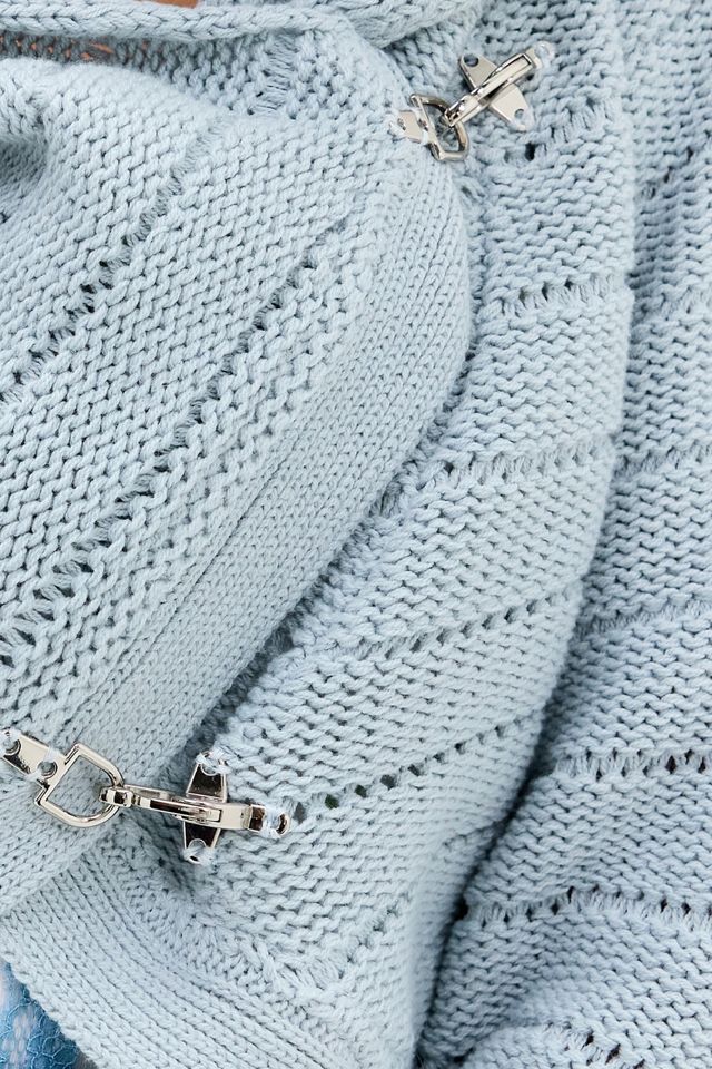 UO Asymmetrische Schnallen-Strickjacke #3
