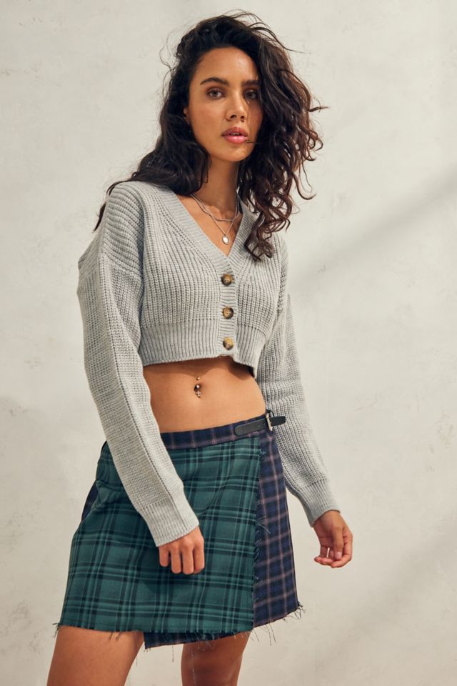 UO Kai Cropped Cardigan | Urban Outfitters UK